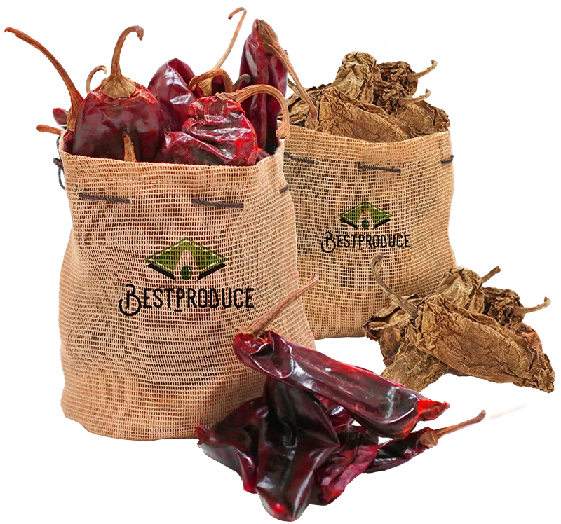 Costal de chiles pasilla