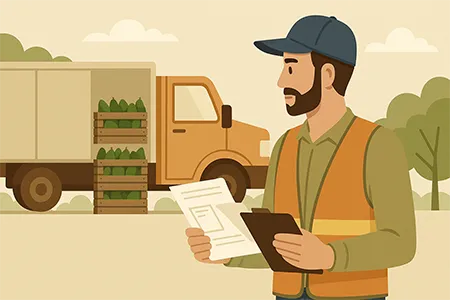 Camión de transporte 