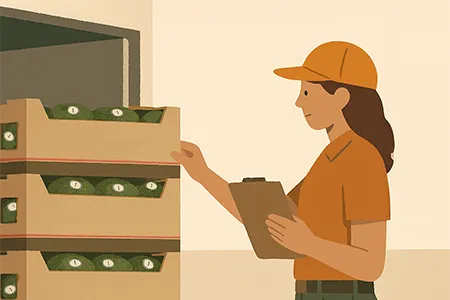 Re-empaquetamiento de aguacates